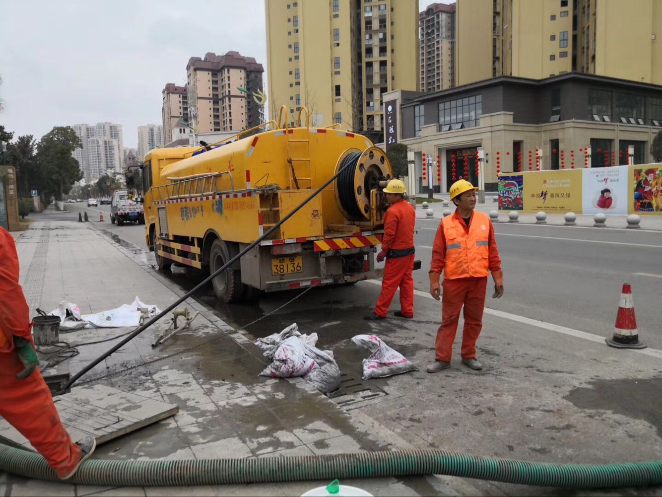 中方排污管道清淤-管道清洗